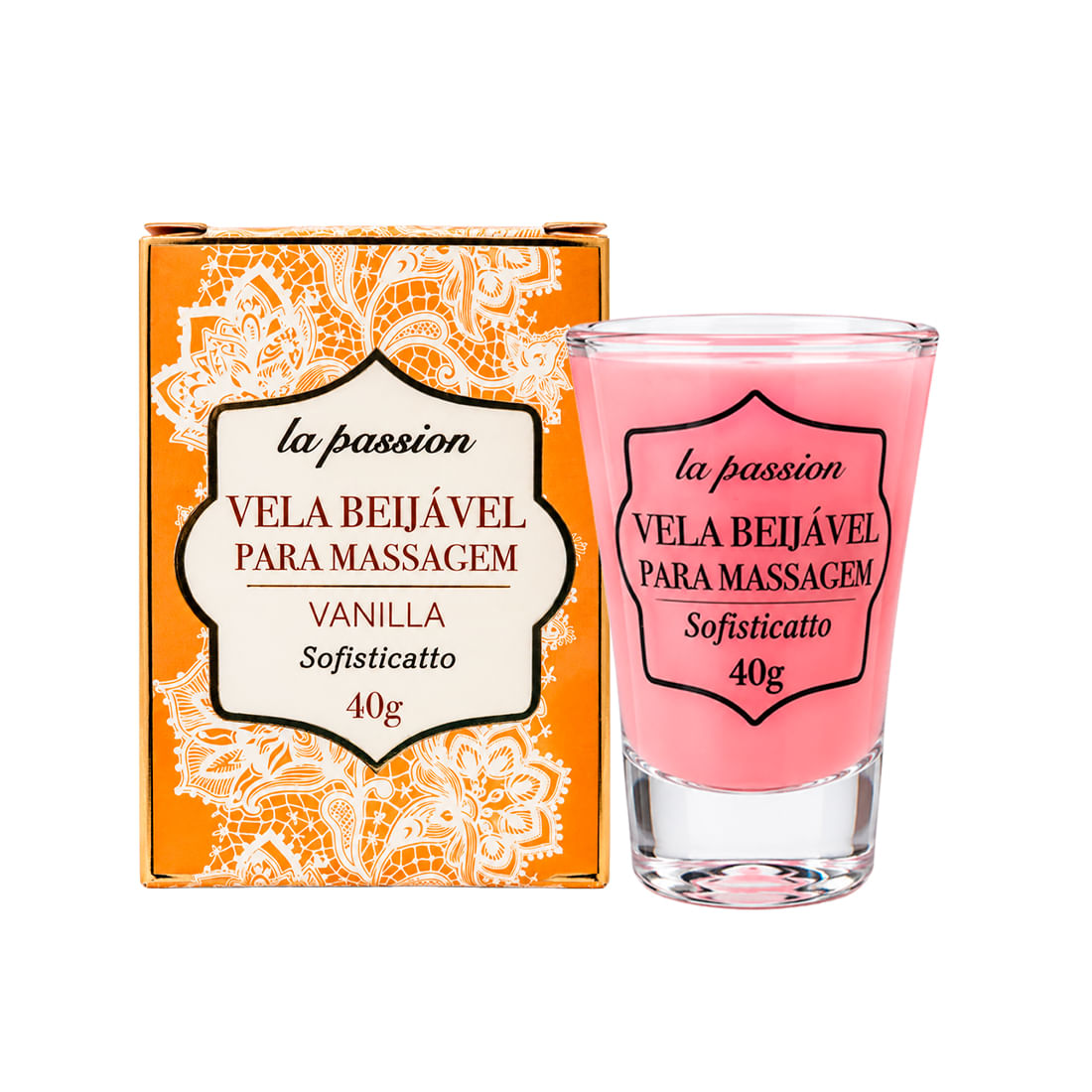 Vela Beijável Para Massagem 40g Linha Passion Sofisticatto