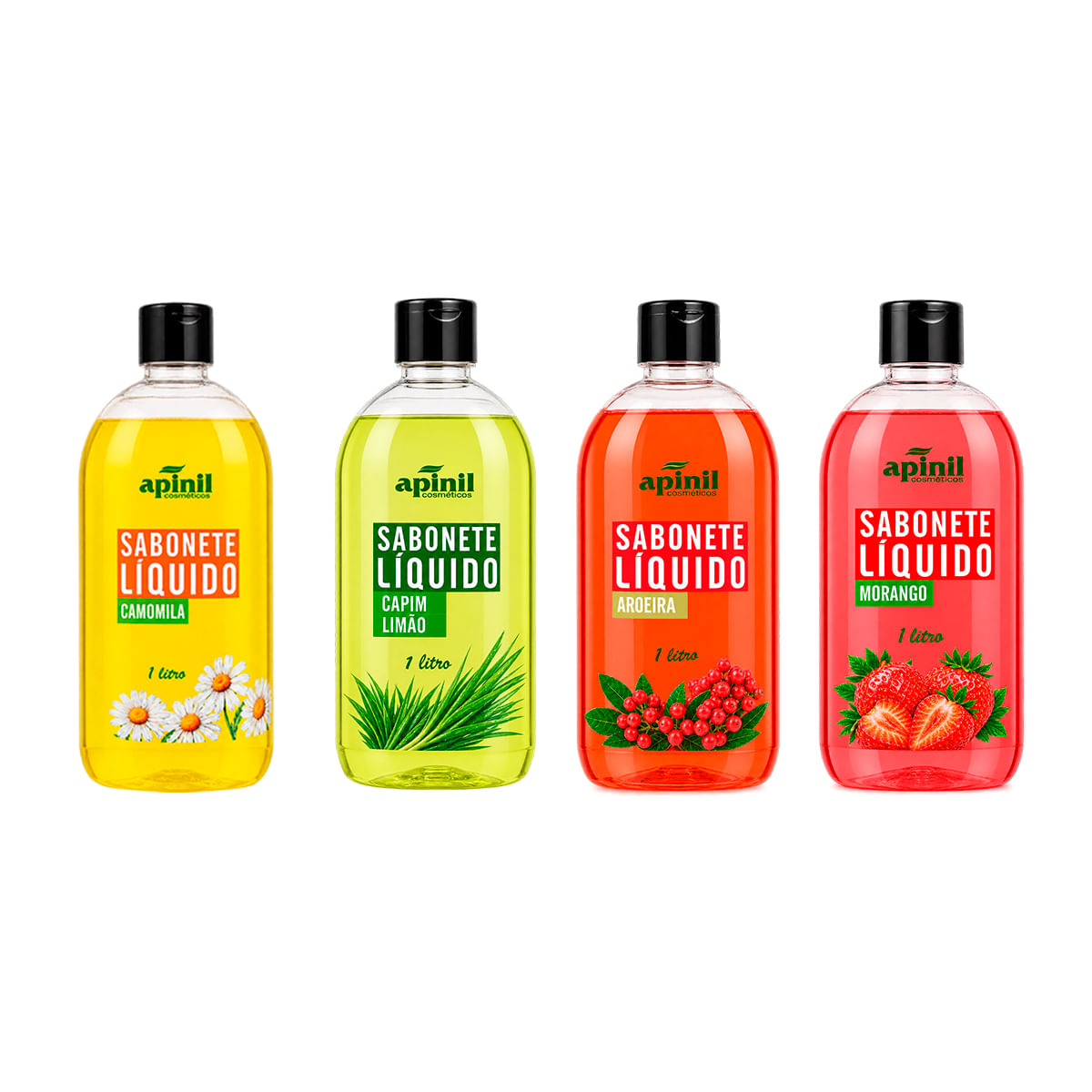 Sabonete Líquido 1 Litro Apinil Cosméticos