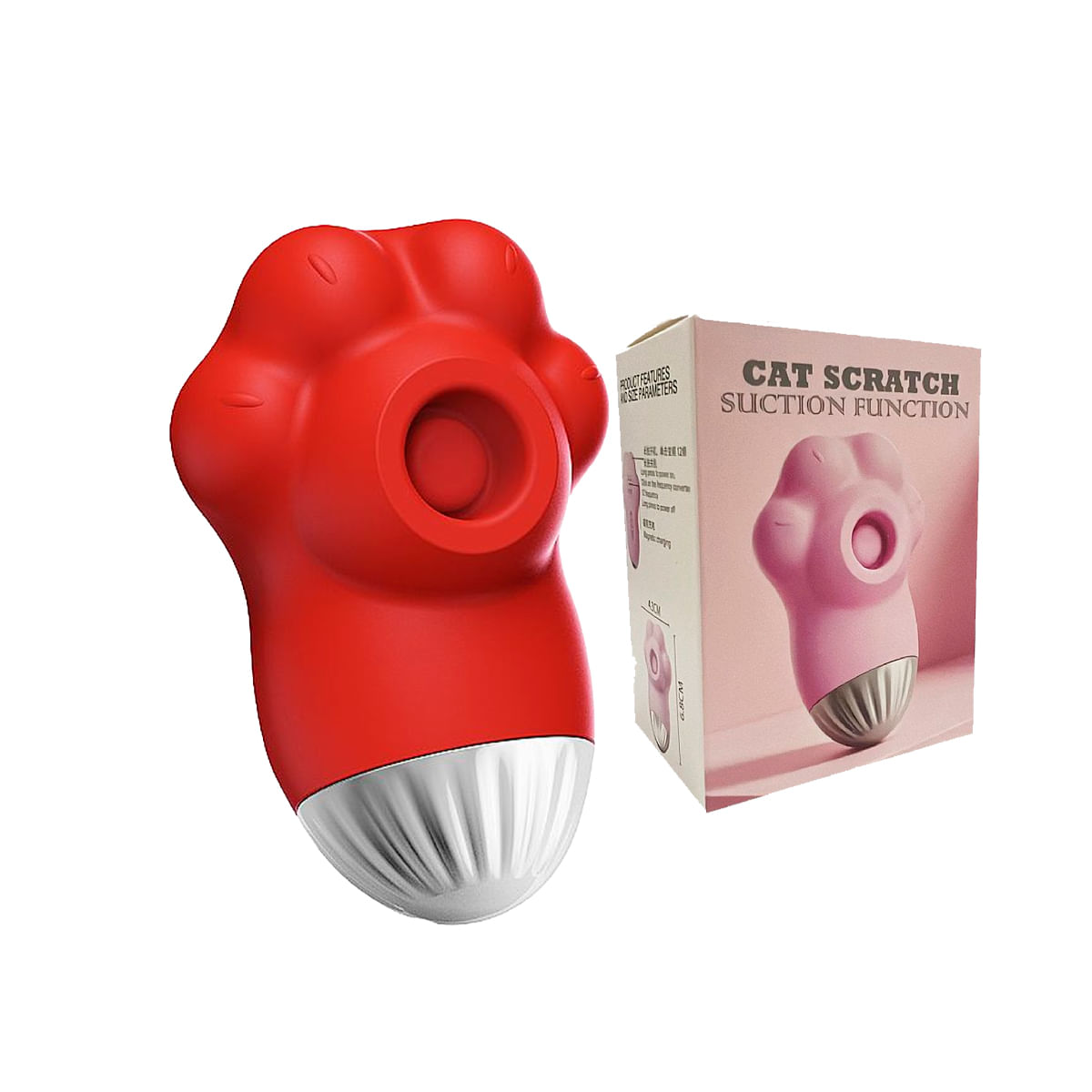 Vibrador de Clitoris em Formato de Patinha com 12 Modos de Pulsação 6.8 x 3.8 Sexy Import