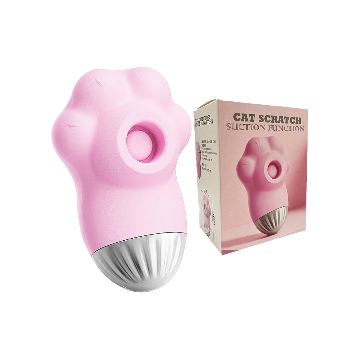 Vibrador de Clitoris em Formato de Patinha com 12 Modos de Pulsação 6.8 x 3.8 Sexy Import