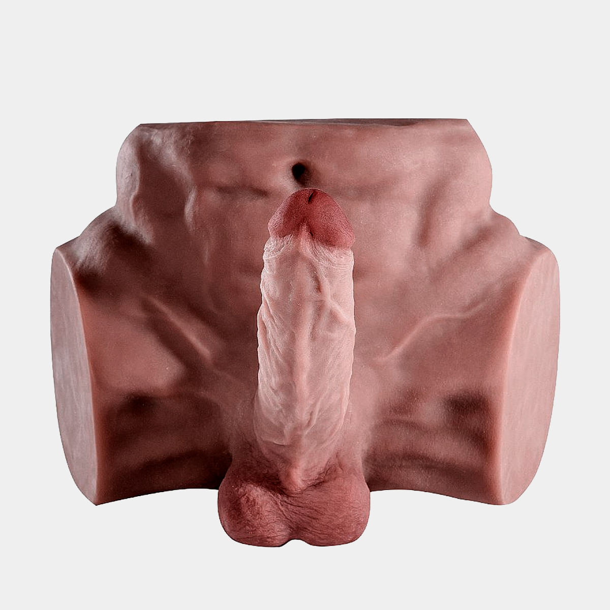 Homem Meio Corpo em CyberSkin com Pênis Vertebrado 28,5x21 Sexy Import
