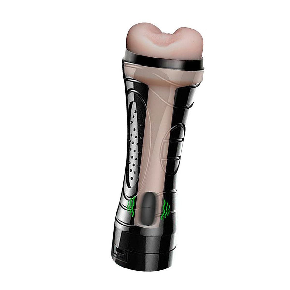 Masturbador Ânus em Cyberskin com Vibrador em Formato de Lanterna Sexy Import