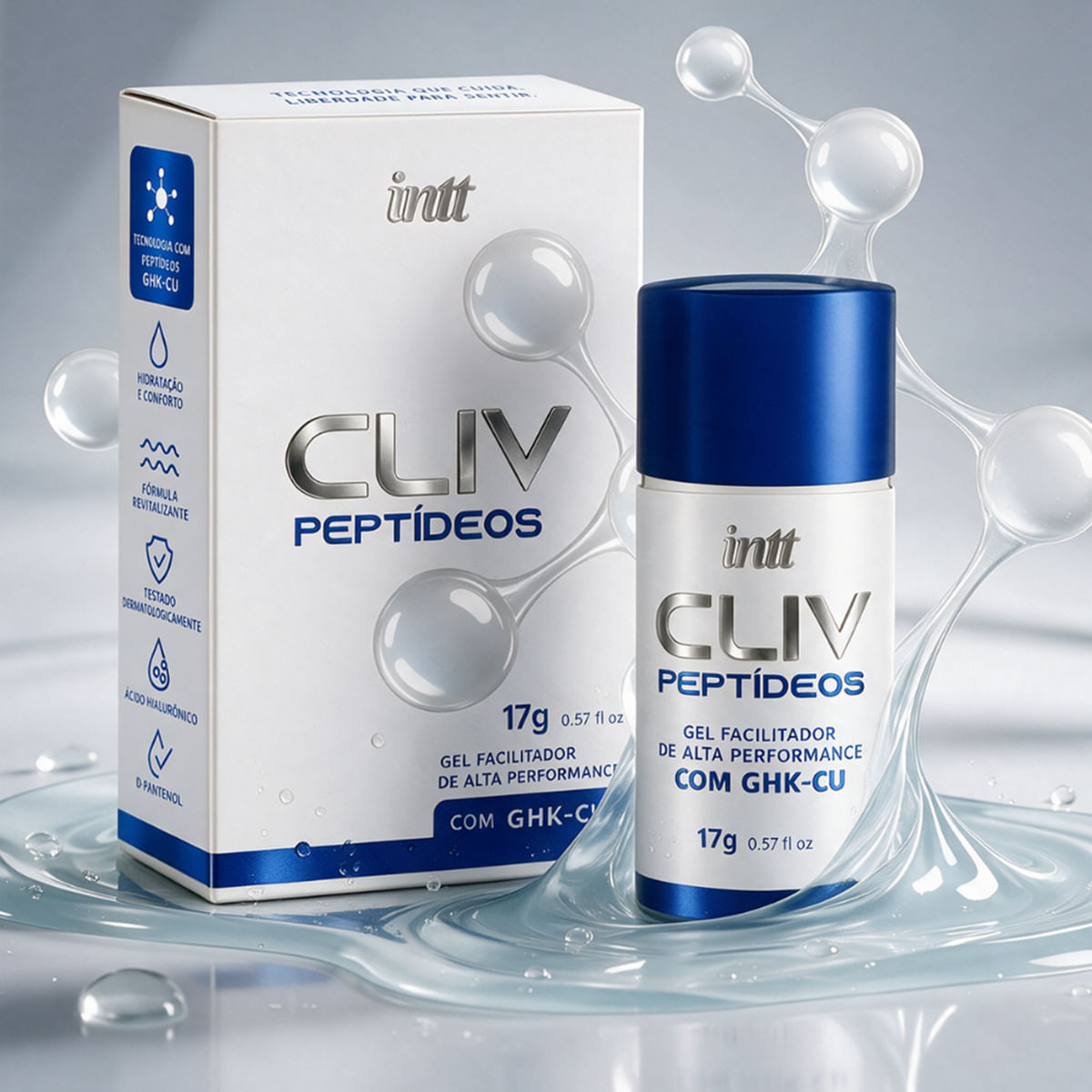 Cliv Peptídeos Gel Facilitador Anal 17g Intt