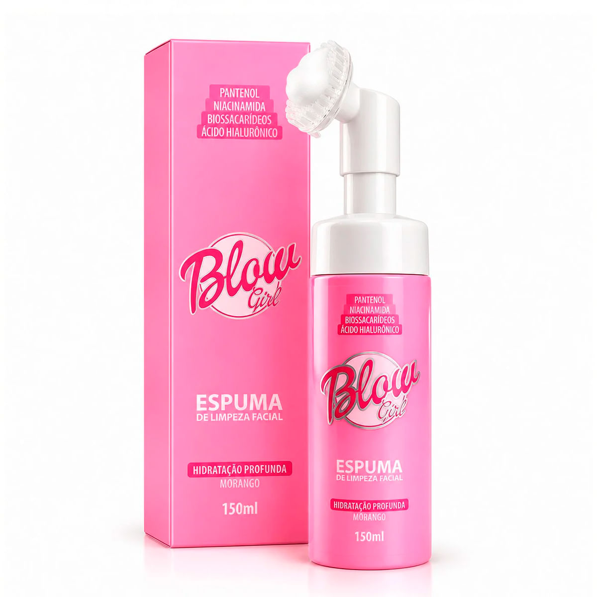 Blow Girl Espuma de Limpeza Facial com Massageador 150ml