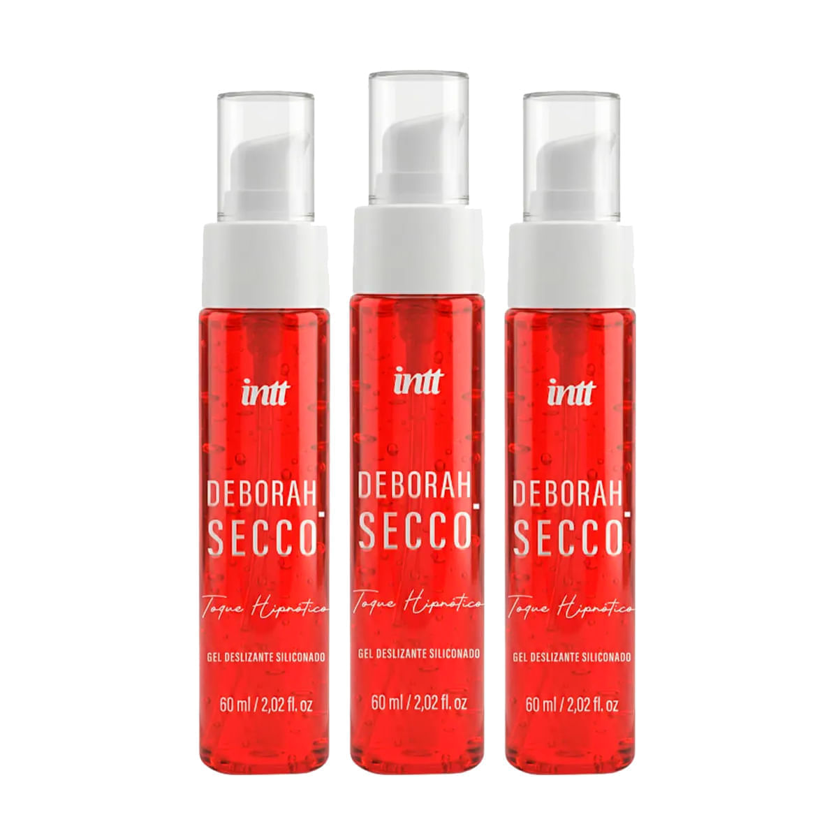 Kit com 3 Toque Hipnótico Gel Deslizante Linha Deborah Secco