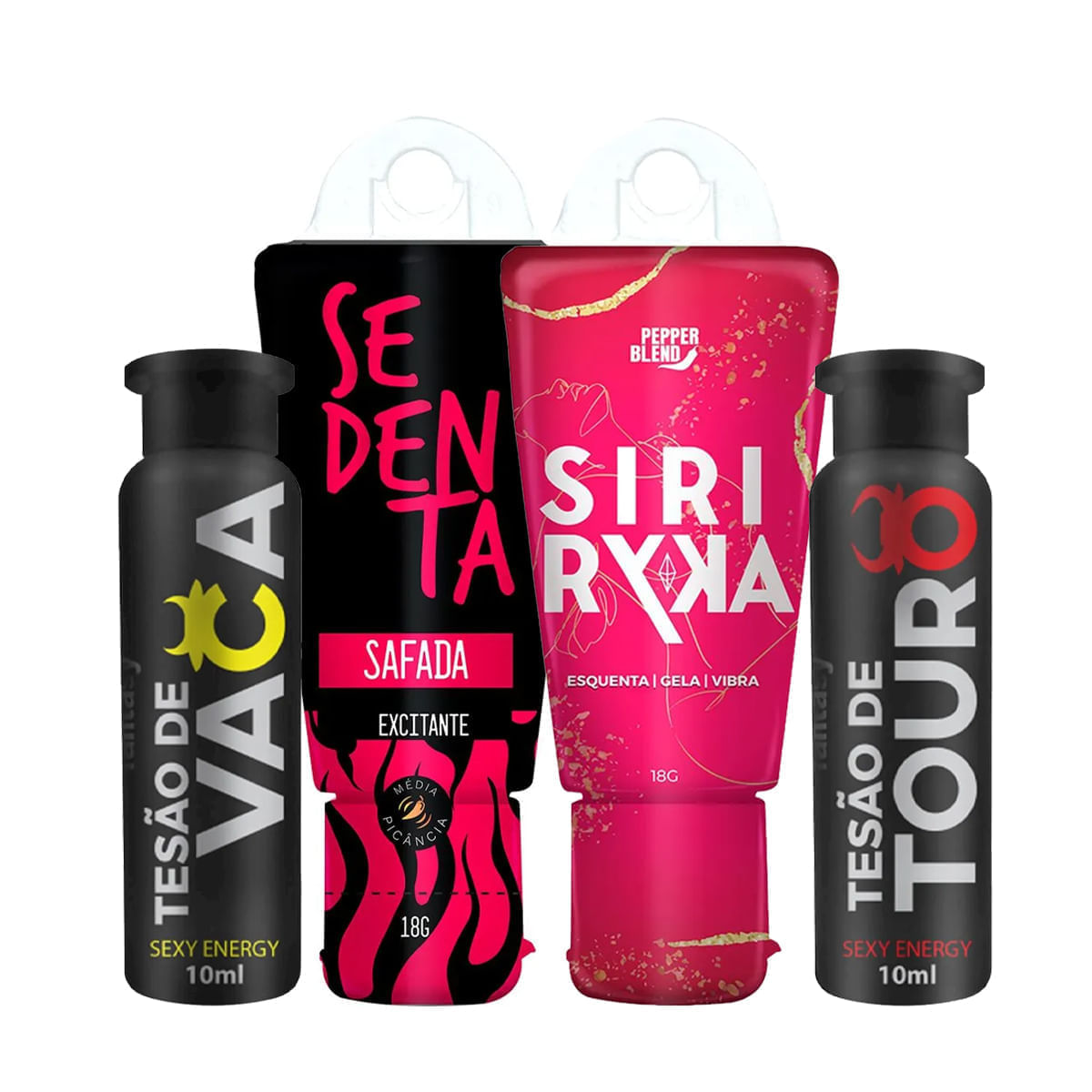 Kit com Tesão de Vaca Sedenta Safada Siri Ryca e Tesão de Touro