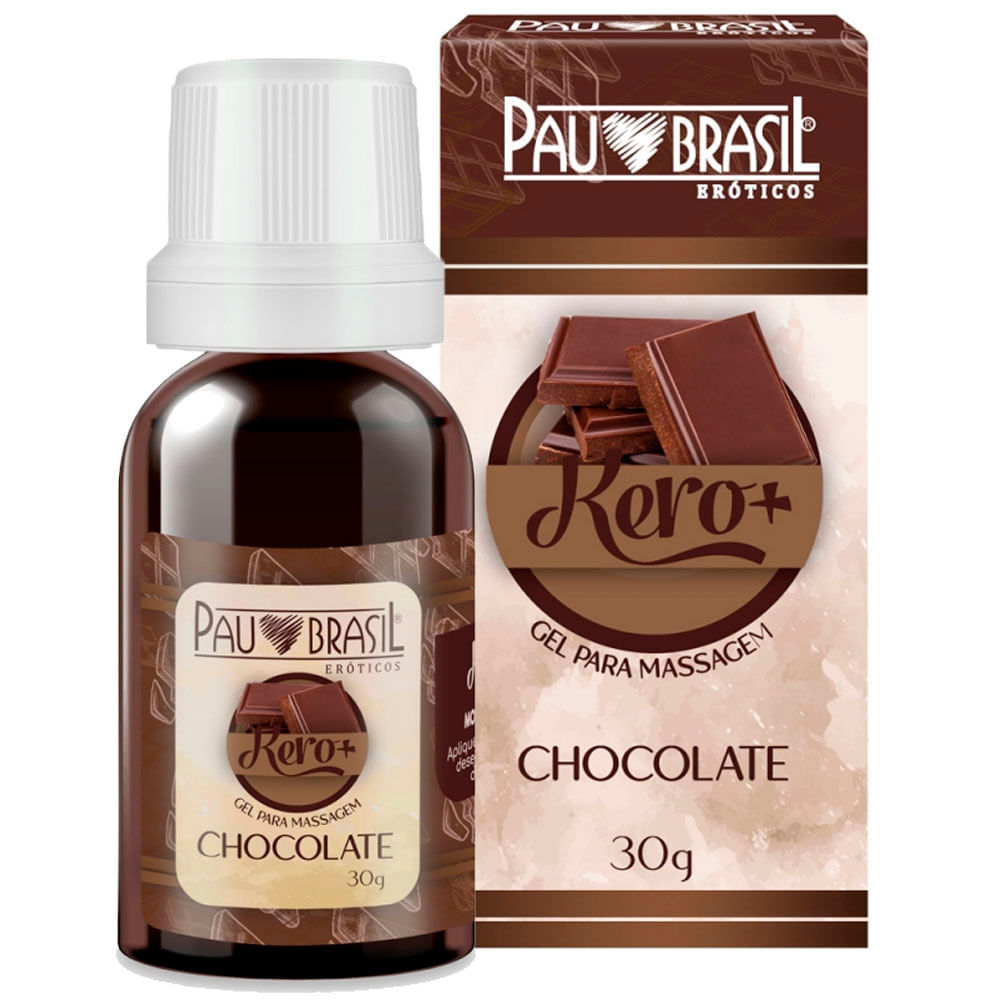 Kero + Gel Beijável para Massagem 30 g Pau Brasil
