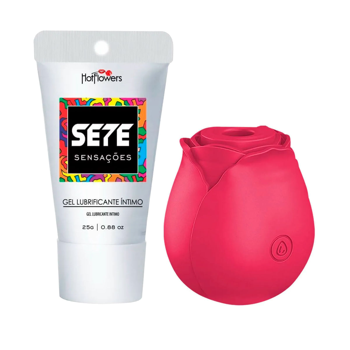 Duplinha com Rosa Estimuladora e Sete Sensações