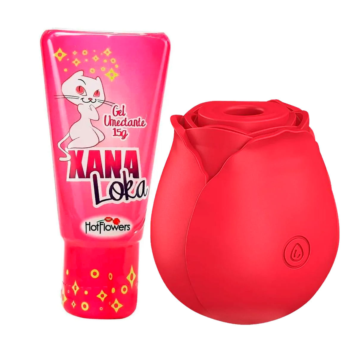 Duplinha com Rosa Estimuladora e Xana Loka