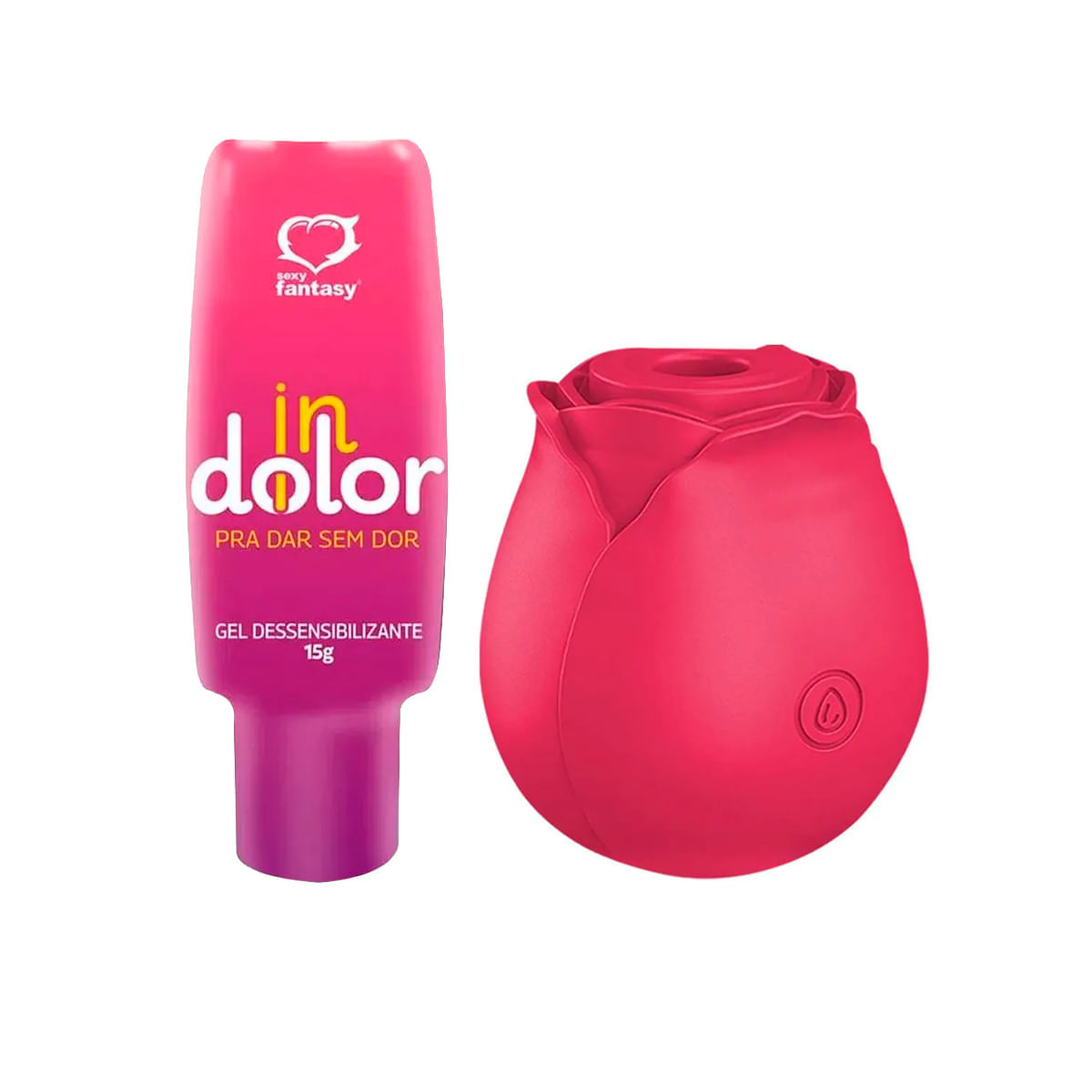 Duplinha com Rosa Estimuladora e InDolor