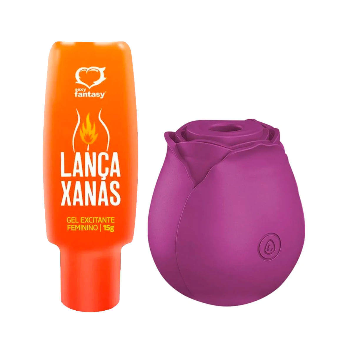Duplinha com Rosa Estimuladora e Lança Xanas