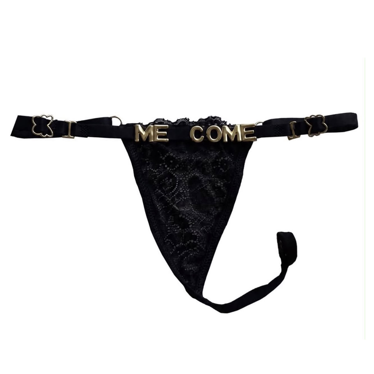 Calcinha Personalizável Ponto Secreto com Encaixe para Plug Anal Tallyta Moda Apimentada
