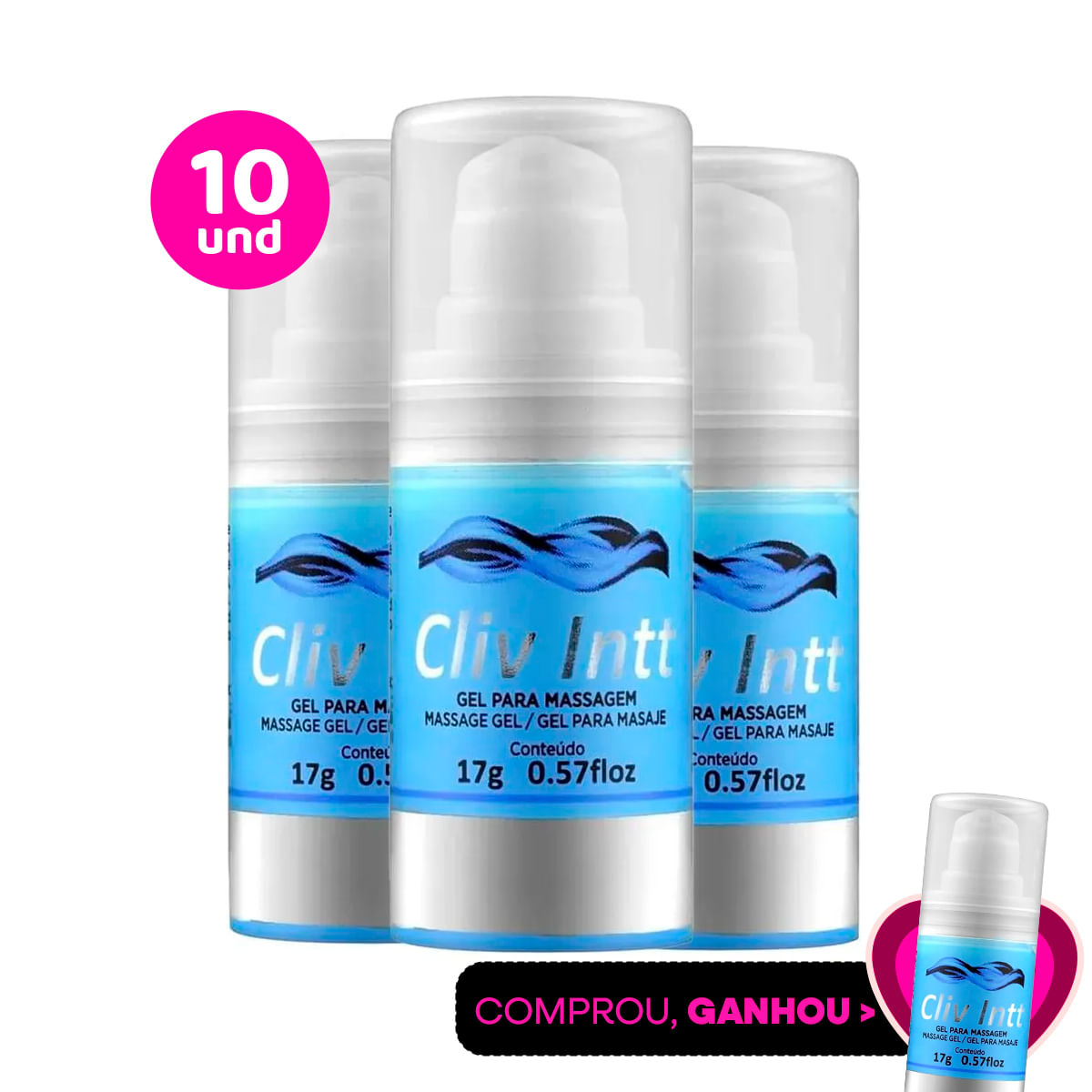 Kit com 10 Cliv Intt