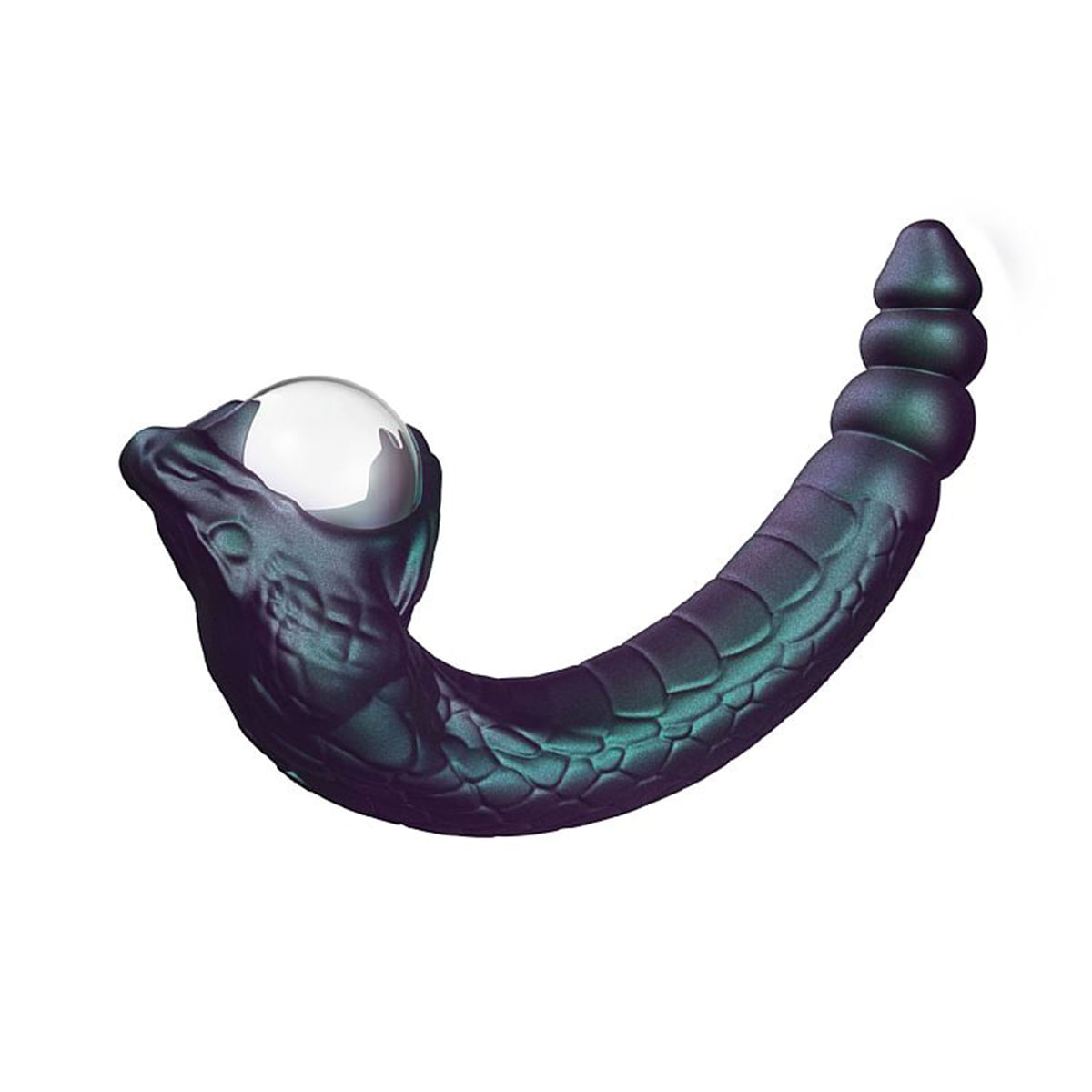 Vibrador Rattle Snake de Ponto G e Clitoris em Formato de Serpente com Globo de Plasma Sexy Import