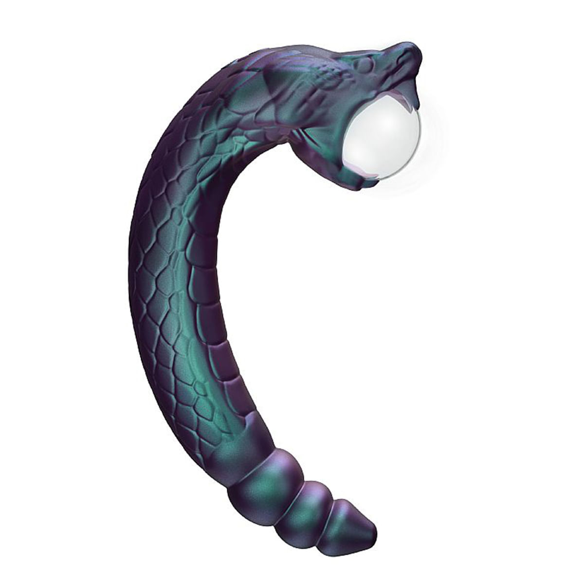 Vibrador Rattle Snake de Ponto G e Clitoris em Formato de Serpente com Globo de Plasma Sexy Import