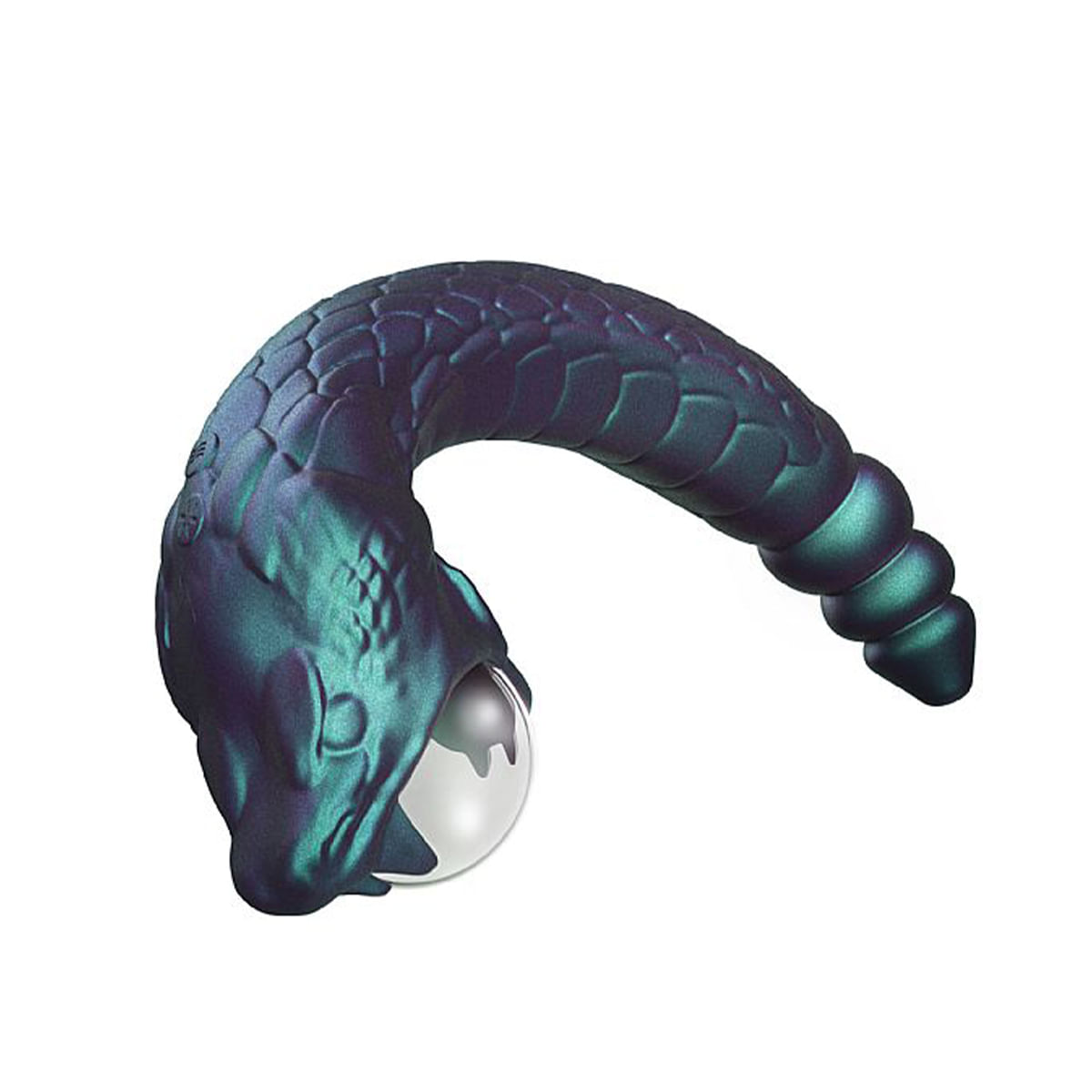 Vibrador Rattle Snake de Ponto G e Clitoris em Formato de Serpente com Globo de Plasma Sexy Import