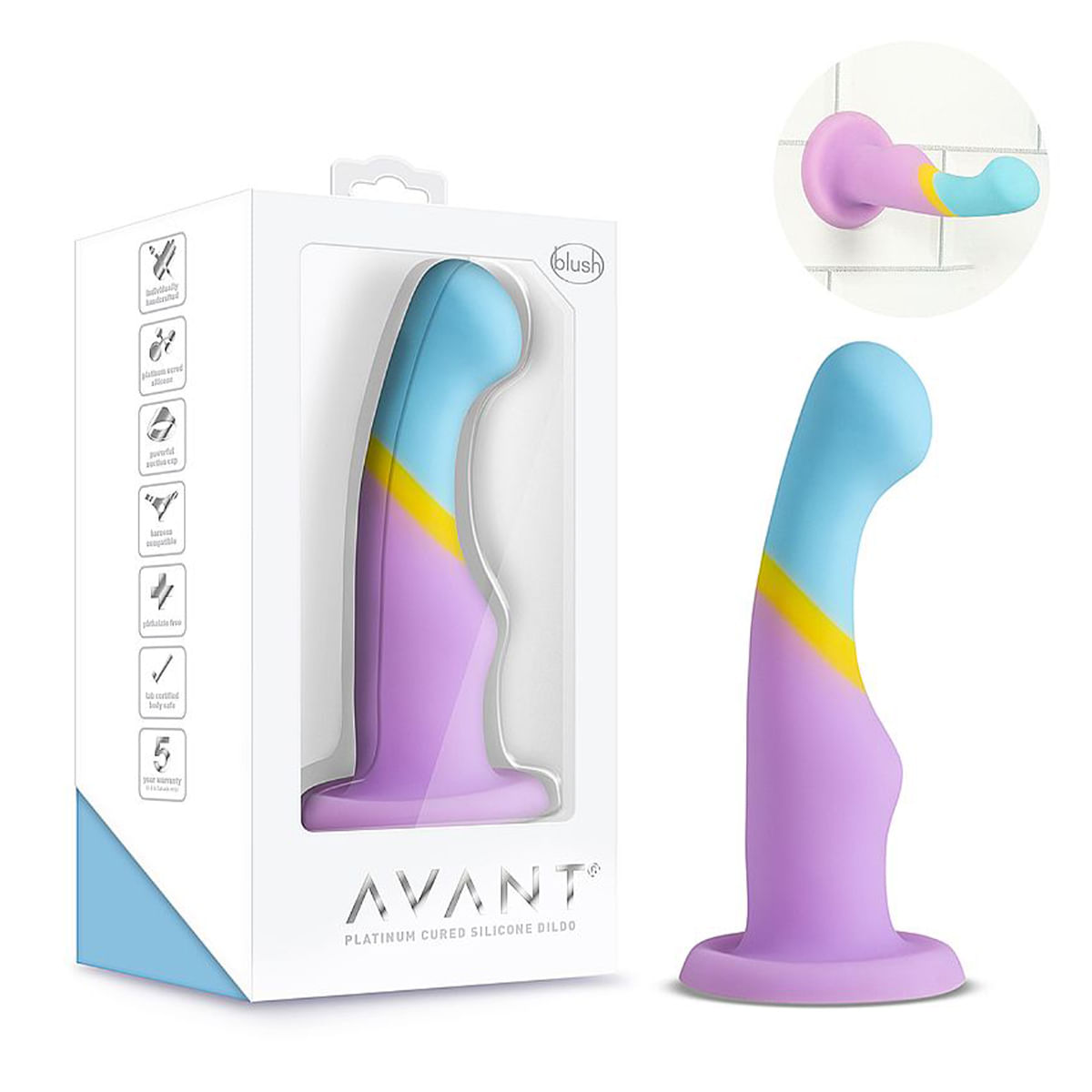Dildo com Ventosa 15,2x3,8 Avante Blush Sexy Import