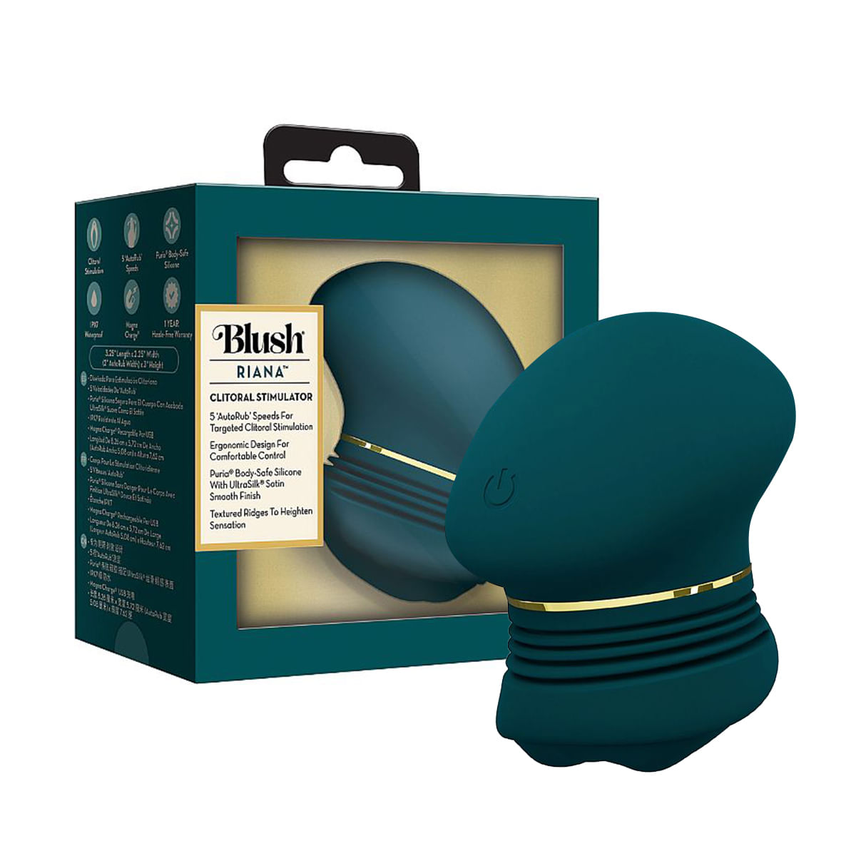 Riana Vibrador de Clitoris com Estimulador 360° Sexy Import