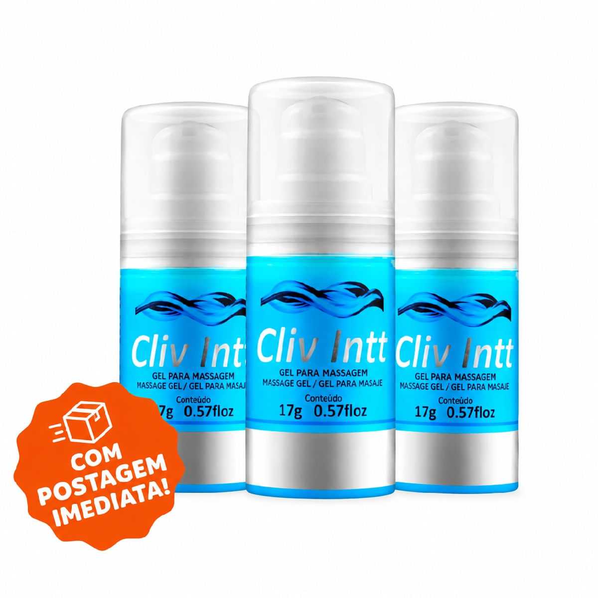 Kit com 03 Cliv Intt Dessensibilizante Anal