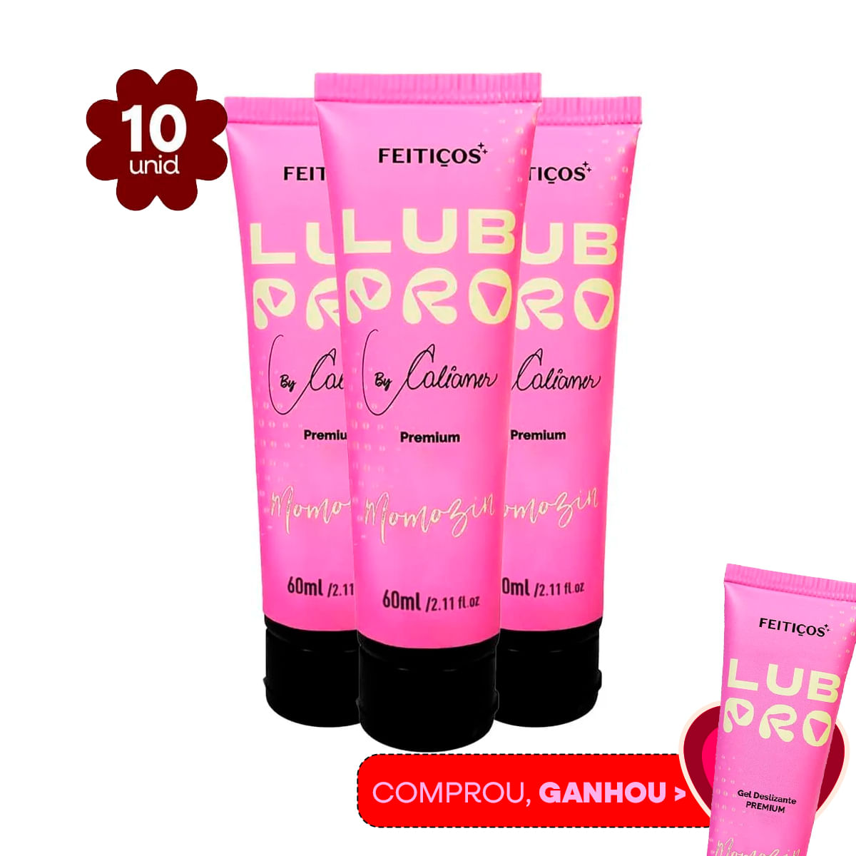 Kit com 10 LubPro Momozin