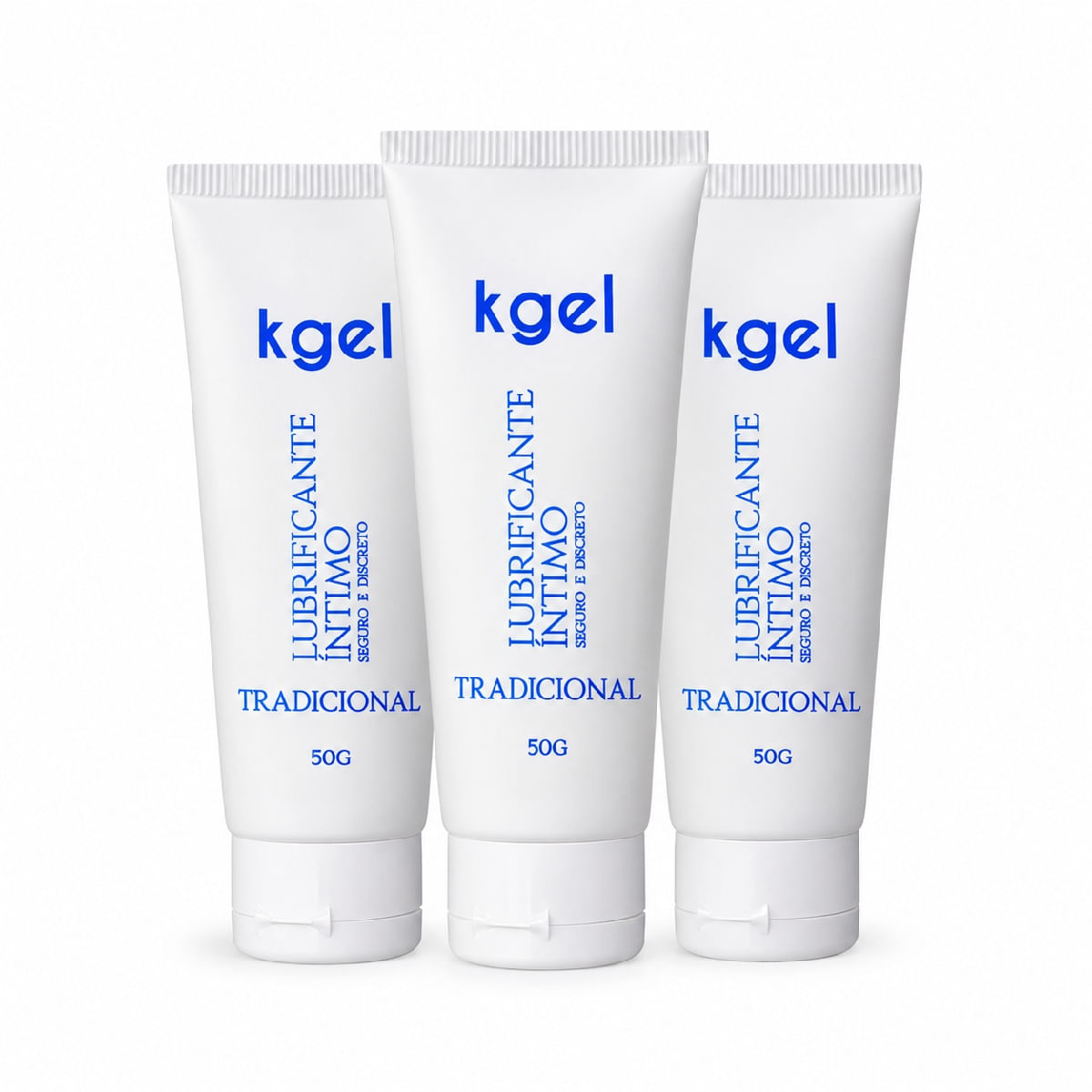 Kit com 3 KGEL Lubrificante Íntimo Tradicional 50g