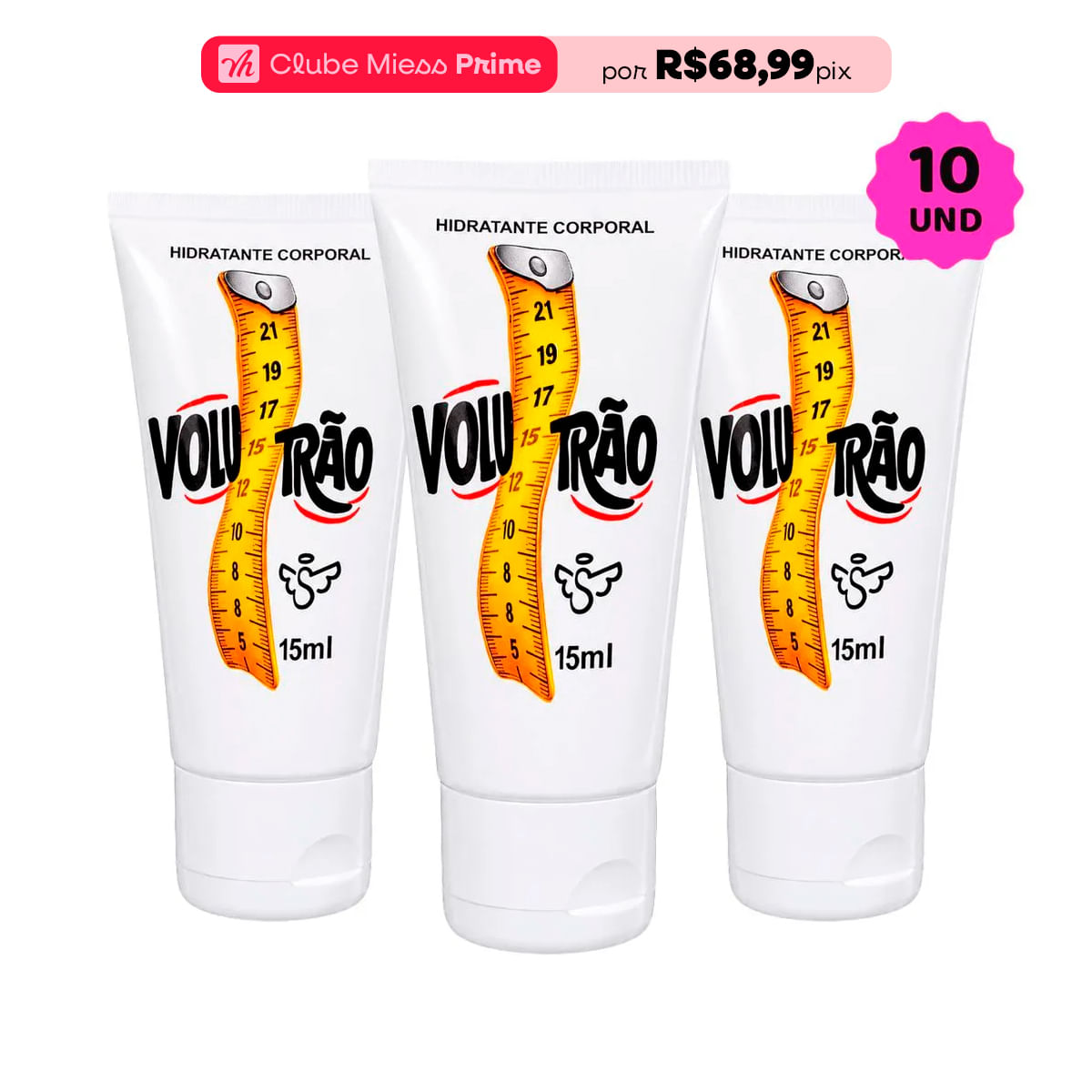 Kit Volumetrão Gel Vasodilatador no Atacado com 10 Unidades