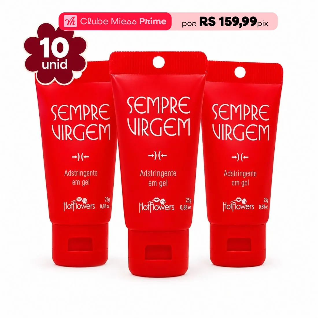 Kit com 10 Sempre Virgem